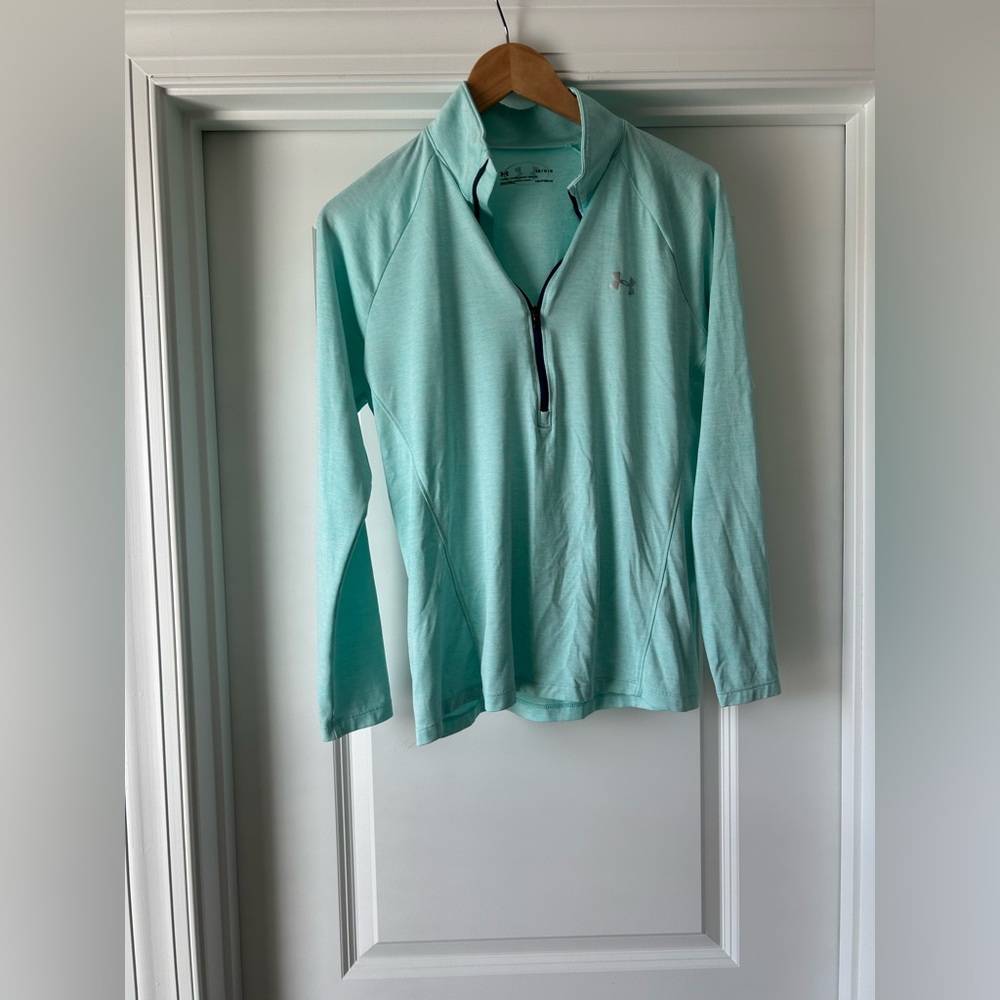 Under Armour Light Blue Quarter-Zip Pullover